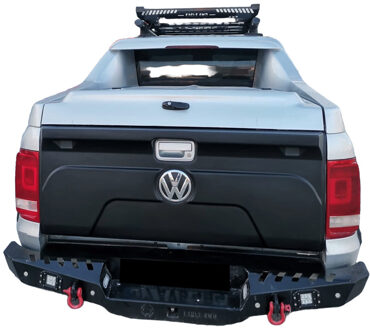 Volkswagen Oneway Achterklepcover passend voor Volkswagen Amarok MK1 2010-2022 - Matzwart OWTC07010