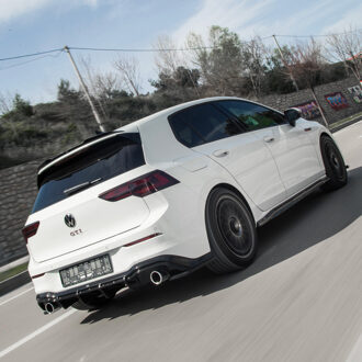 Volkswagen Oneway Dakspoiler (Cap) passend voor Volkswagen Golf VIII HB GTI 2020- - Glanzend zwart OWSP20039