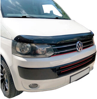 Volkswagen Oneway Motorkapbeschermer (steenslagcover) Volkswagen Transporter T5.1 2010-2015 - Glanzend Zwart OWBP04039