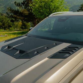 Volkswagen Oneway Motorkapluchtinlaat (Scoop) passend voor Volkswagen Amarok MK2 2022- - Matzwart OWBS06011