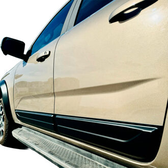 Volkswagen Oneway Set deurpanelen passend voor Volkswagen Amarok MK2 2022- - Matzwart OWBC05022