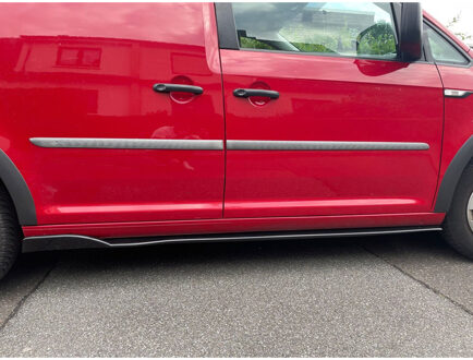 Volkswagen Oneway Set Sideskirts passend voor Volkswagen Caddy MK4 2015-2020 - Glanzend zwart OWSS10003