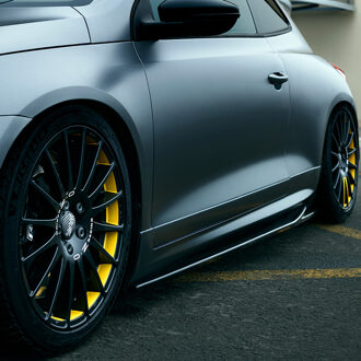 Volkswagen Oneway Set Sideskirts passend voor Volkswagen Scirocco R Facelift 2014-2017 - Glanzend zwart OWSS10068
