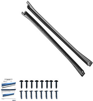 Volkswagen Oneway Set Sideskirts passend voor Volkswagen Touareg III R-Line 2018- - Glanzend zwart OWSS10026