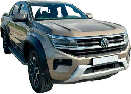 Volkswagen Oneway Set spatbordverbreders (Fender Flares) passend voor Volkswagen Amarok MK2 2022- - Matzwart OWFF02024