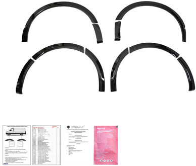 Volkswagen Oneway Set spatbordverbreders (Trims) passend voor Volkswagen Transporter T5-T5.1 2003-2015 OWWA03030G