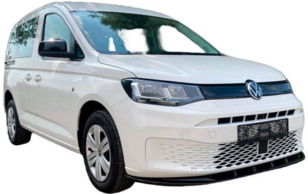 Volkswagen Oneway Voorspoilerlip passend voor Volkswagen Caddy MK5 2020- - Versie 2 - Glanzend zwart OWFS01001