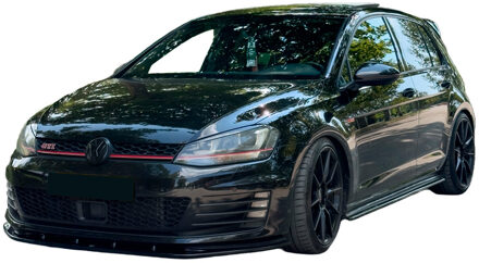 Volkswagen Oneway Voorspoilerlip passend voor Volkswagen Golf VII HB/Variant GTi/GTD 2013-2016 - Glanzend zwart OWFS01154