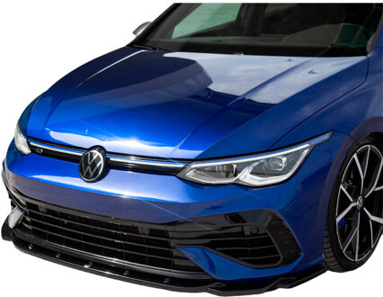 Volkswagen Oneway Voorspoilerlip passend voor Volkswagen Golf VIII HB/Variant R 2020- - Glanzend zwart OWFS01150