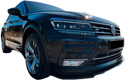 Volkswagen Oneway Voorspoilerlip passend voor Volkswagen Tiguan II R-Line 2016-2020 incl. Allspace OWFS01104