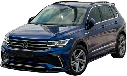 Volkswagen Oneway Voorspoilerlip passend voor Volkswagen Tiguan II R/R-Line Facelift 2020-2024 incl. Allspace OWFS01088