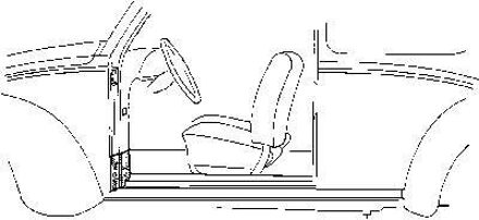 Volkswagen Oversizedeel Ver Scharnierversteviging 580152