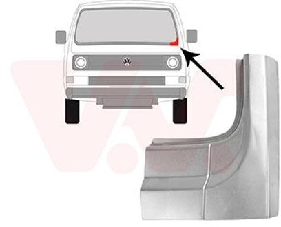 Volkswagen Plaat Onder Voorruit 5870151