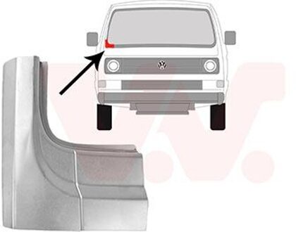 Volkswagen Plaat Onder Voorruit 5870152