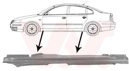 Volkswagen Plaatwerkdeel Dorpel