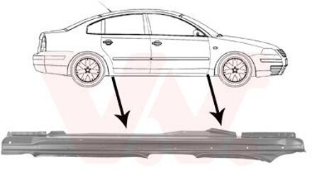 Volkswagen Plaatwerkdeel Dorpel