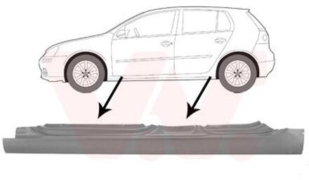 Volkswagen Plaatwerkdeel Dorpel