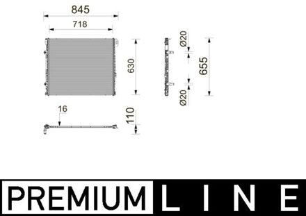 Volkswagen Radiateur CR2803000P