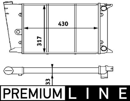 Volkswagen Radiateur CR420000P