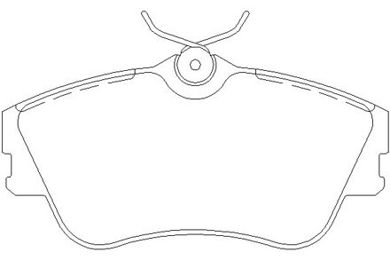 Volkswagen Remblokken set 2147902