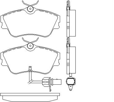 Volkswagen Remblokken set 2147903
