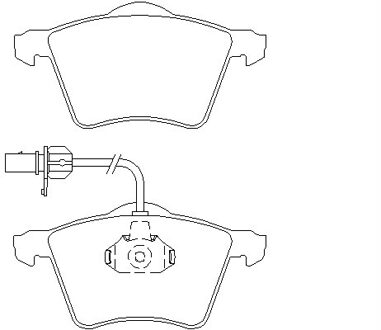 Volkswagen Remblokken set 2303401