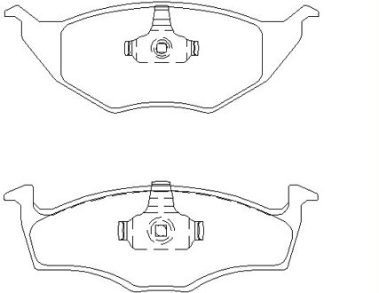Volkswagen Remblokken set 2339402