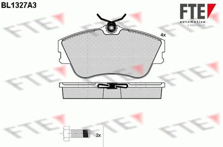 Volkswagen Remblokken set BL1327A3