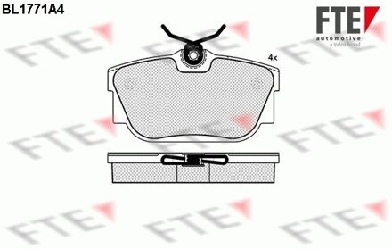 Volkswagen Remblokken set BL1771A4