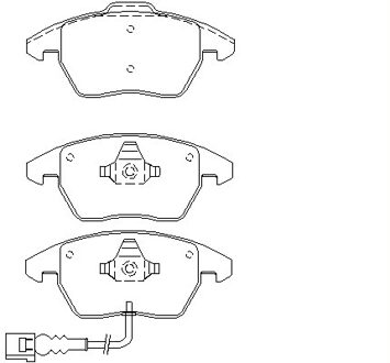 Volkswagen Remblokken set