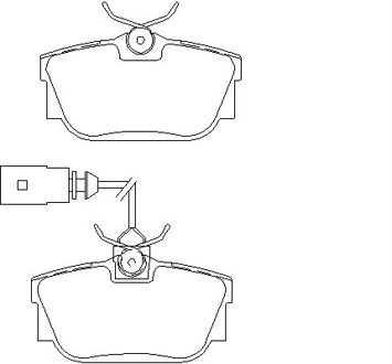 Volkswagen Remblokken set