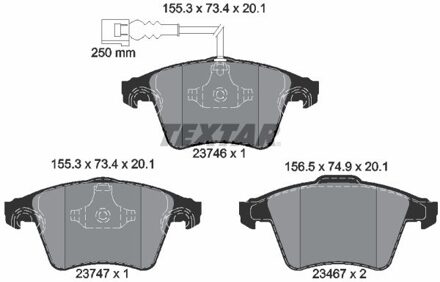 Volkswagen Remblokken set