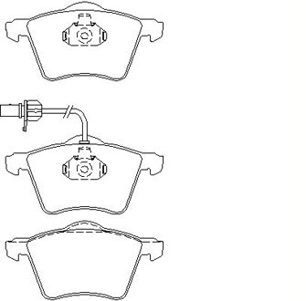 Volkswagen Remblokken set