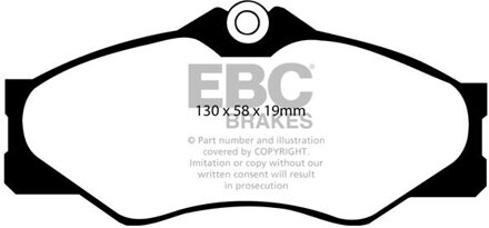 Volkswagen Remblokkenset EBC Ultimax2 DP654 DP654