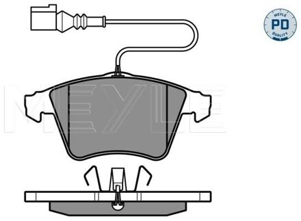 Volkswagen Remblokkenset, schijfrem 0252374719PD