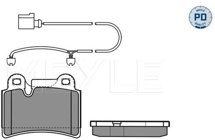 Volkswagen Remblokkenset, schijfrem 0252409717PD