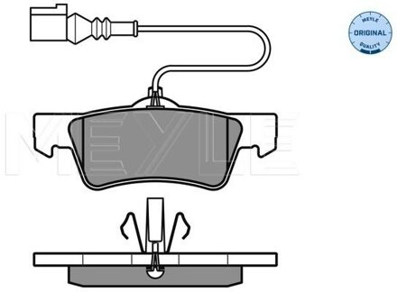 Volkswagen Remblokkenset, schijfrem 0252436719W