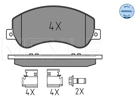 Volkswagen Remblokkenset, schijfrem 0252448418