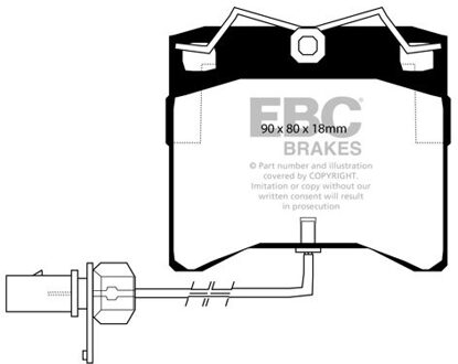 Volkswagen Remblokkenset, schijfrem DP1429