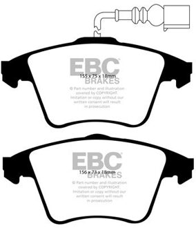 Volkswagen Remblokkenset, schijfrem DP1556