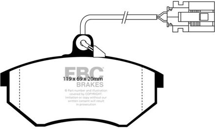 Volkswagen Remblokkenset, schijfrem DP981