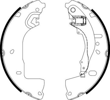 Volkswagen Remschoenset 91088100