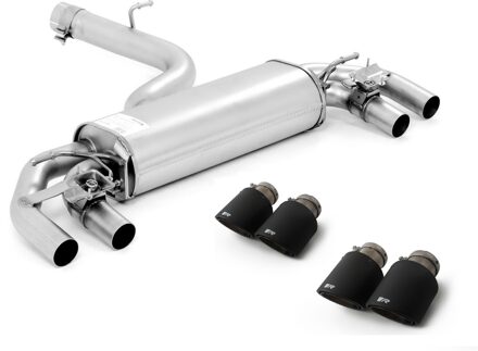 Volkswagen Remus uitlaat passend voor L+R Volkswagen Golf VII R (facelift 2017+) - Carbon 9565171500004670CSR