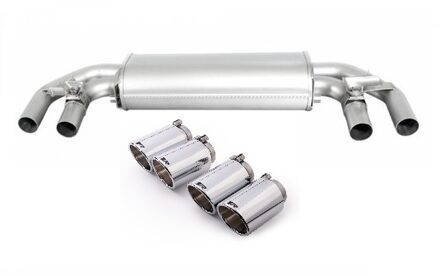 Volkswagen Remus uitlaat passend voor Volkswagen Golf VII R - Chroom 9560140500004670SR