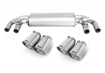 Volkswagen Remus uitlaat passend voor Volkswagen Golf VII R - Chroom / Schuin 9560140500004670SGR