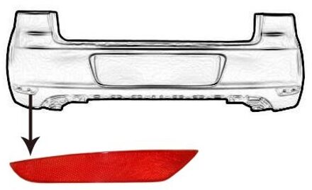 Volkswagen Retroreflector (katoog) 5863939