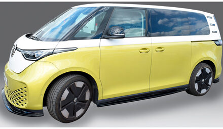 Volkswagen RGM Set Sideskirts passend voor Volkswagen ID. Buzz & ID. Buzz Cargo 2022- - Glanzend Zwart (ABS) GRSS450G
