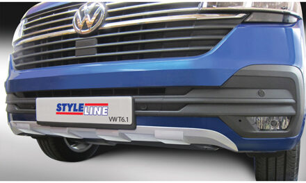 Volkswagen RGM Voorspoiler 'Skid-Plate' passend voor Volkswagen Transporter T6.1 2020- Zilver (ABS) GRFSP166S