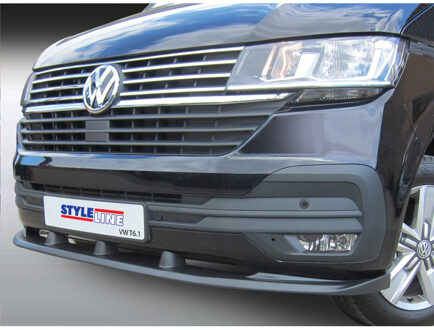 Volkswagen RGM Voorspoilerlip passend voor Volkswagen Transporter T6.1 2020- Zwart GRFBLS142