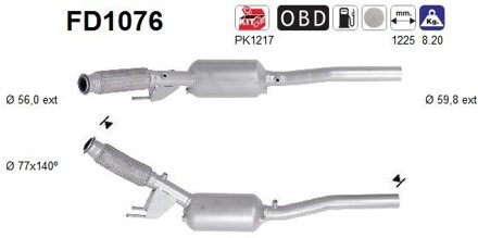 Volkswagen Roetfilter FD1076